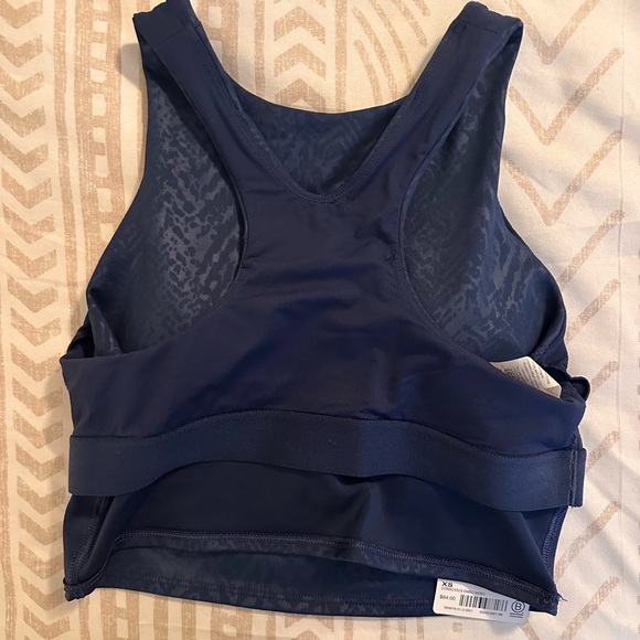 Athleta D-DD Conscious Embossed Crop, XS, Blue - Picture 10 of 13